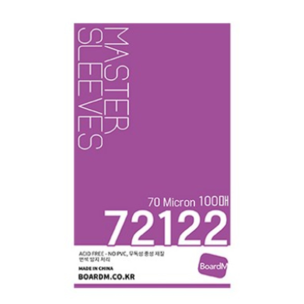 [보드엠] 72122 포토카드 마스터 슬리브 100매 1,900원