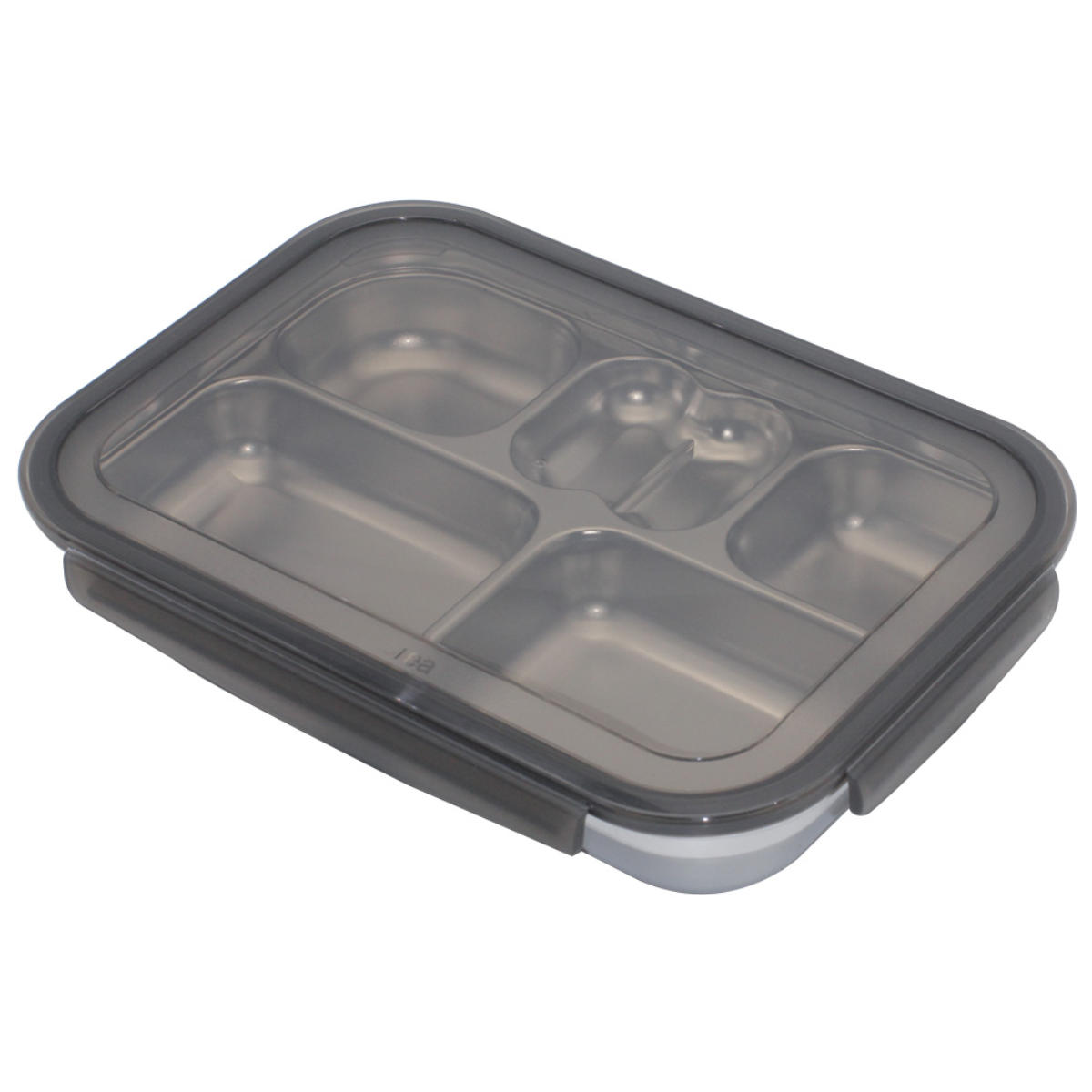 올품락 스텐 직사각 5구 식판세트, 그레이, 1세트 10,400원