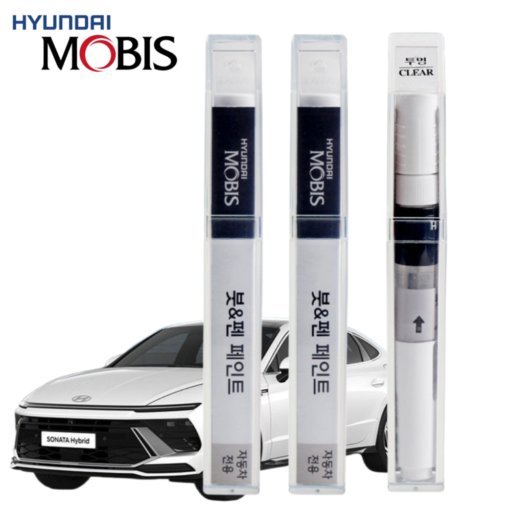 현대모비스 쏘나타 소나타 DN8 YF EF NF LF 디엣지 센슈어스 뉴라이즈 하이브리드 페인트 붓펜 자동차 차량용 도색 터치업 기스 제거 35,500원