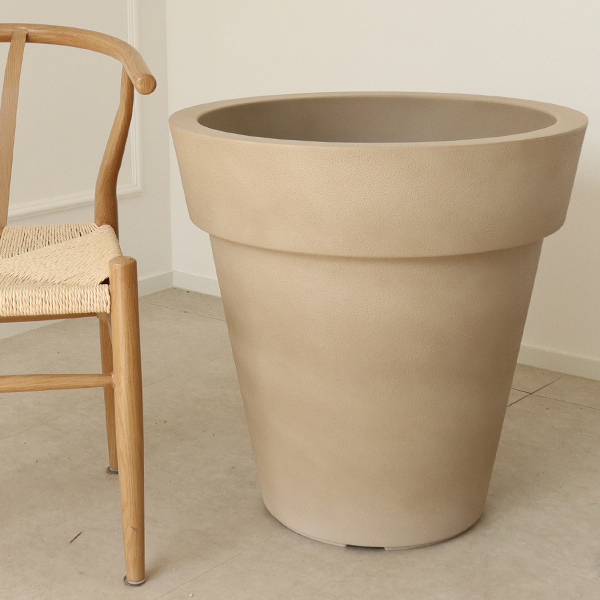 모리앤 초대형 노지플라스틱 화분, 베이지, 1개 89,000원