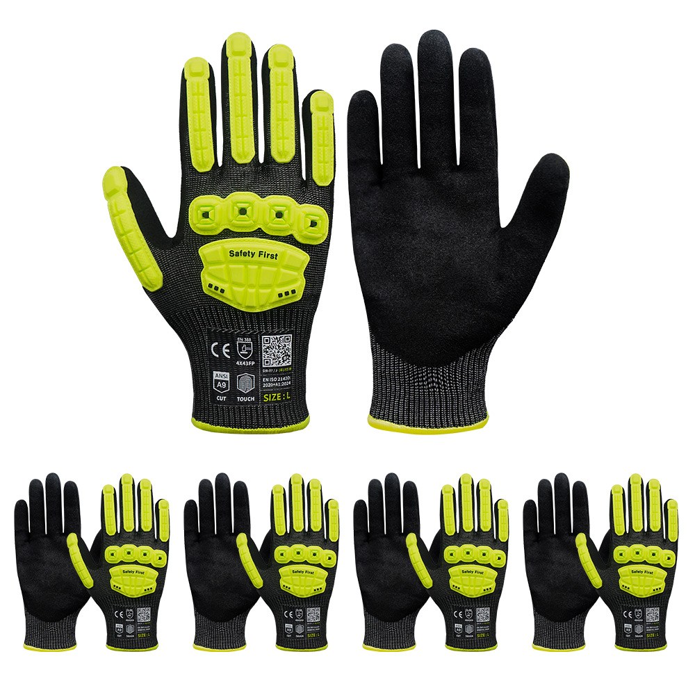 가드원 A9 협착방지 안전장갑 코팅장갑 (SIR-07)J형 5켤레, (SIR-07)J형/XL, 5세트 148,000원