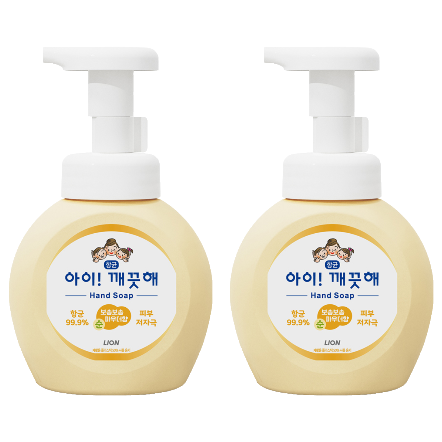 아이깨끗해 핸드워시 순 보송보송 파우더향 6,800원