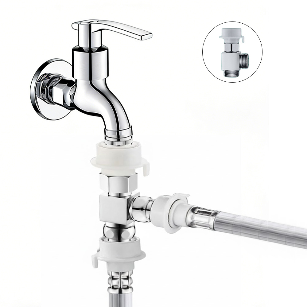 LXU 세탁기 호스 연결 누수방지 황동 수도꼭지 분배기 14,500원