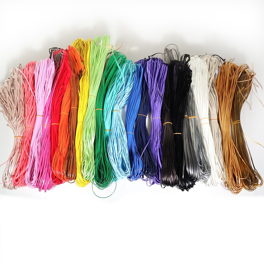 미용 가위 가죽끈 공예용 레자 스트링 컬러 레더 스트랩, 1개, 23.골드 990원