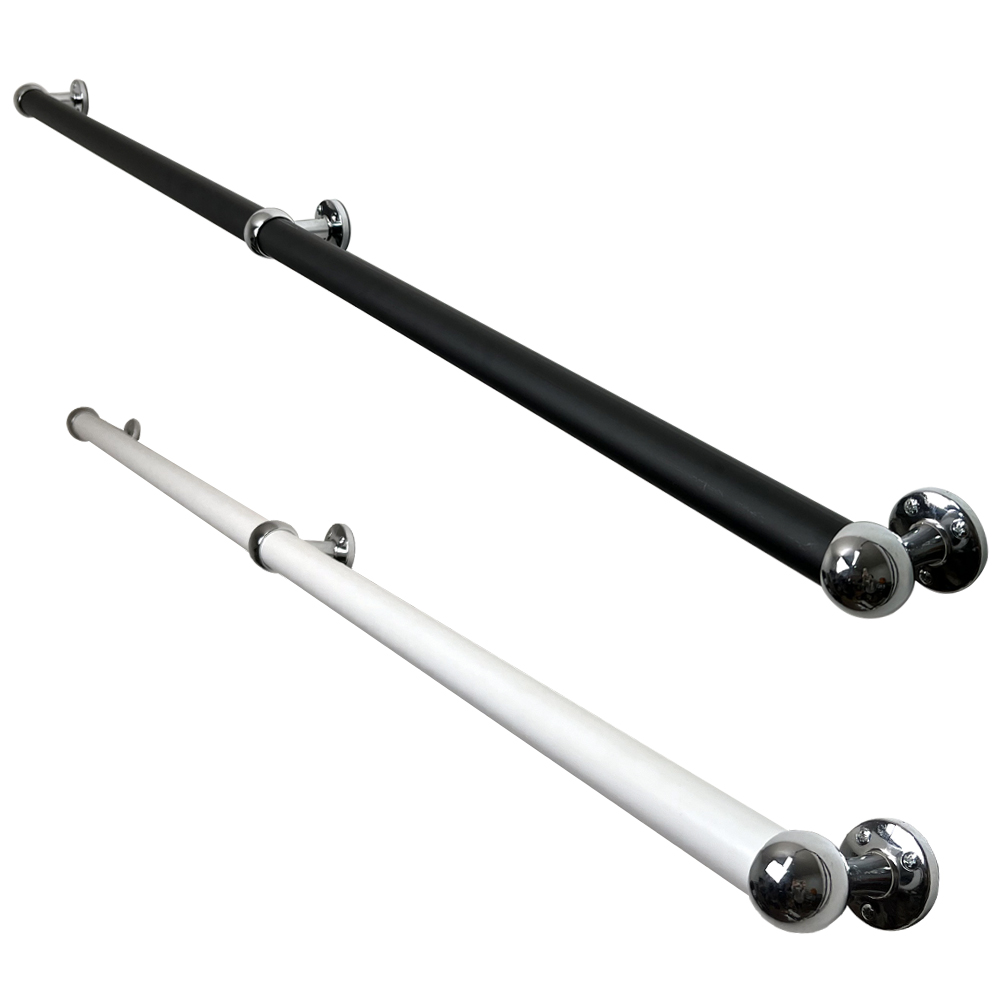 핸드레일 60cm 120cm 계단 안전 난간 스텐 손잡이, 핸드레일60cmSet(블랙), 1개 15,000원