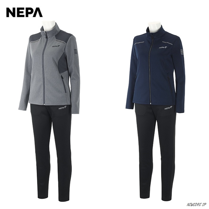 네파_NEPA_여성 연령대 구애를 받지 않는 심플한 색상의 아로브 트레이닝자켓, 팬츠 23,000원