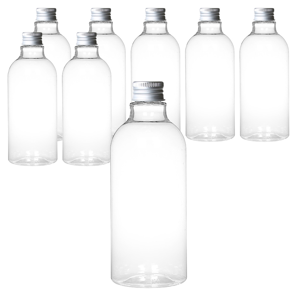 병도매닷컴 DN500 투명 음료용기 알루미늄 실버캡, 500ml, 8개 13,180원