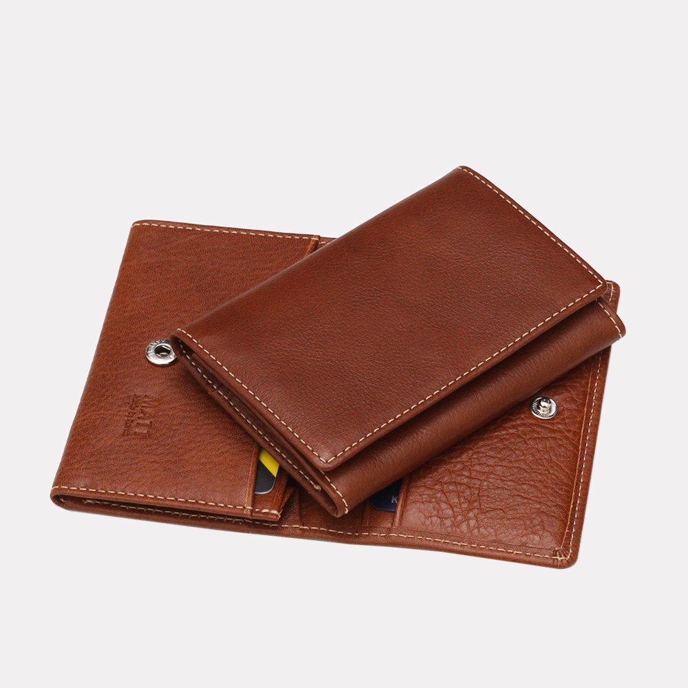 슬림 이니셜 각인 소가죽 버튼형 카드 명함지갑 5컬러 56,000원