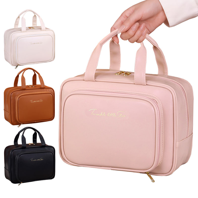 대용량 화장품 가방 여행용 화장품파우치 메이크업 수납 파우치 + 거울 14,500원