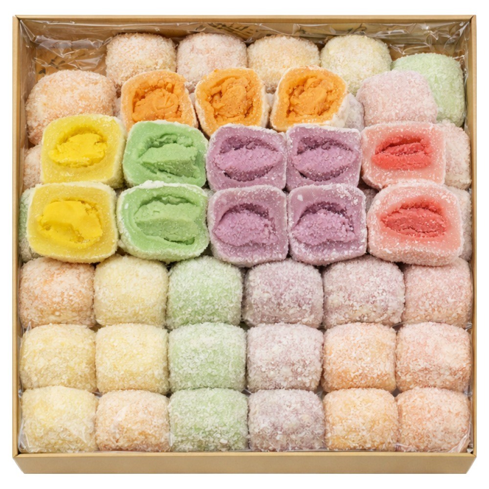 (떡DC몰) 과일모찌 찹쌀떡 팥앙금떡 빙수토핑 (40g50알) 2kg 사색과일맛모찌 자연해동떡 굳지않는떡 선물용 행사떡, 2박스, 2kg 36,000원