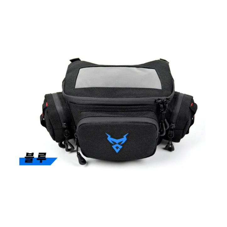 오토바이 프론트백 바이크 리어백 사이드백 스쿠터 핸들가방 허리색 레그백 힙색, 블루 29,900원