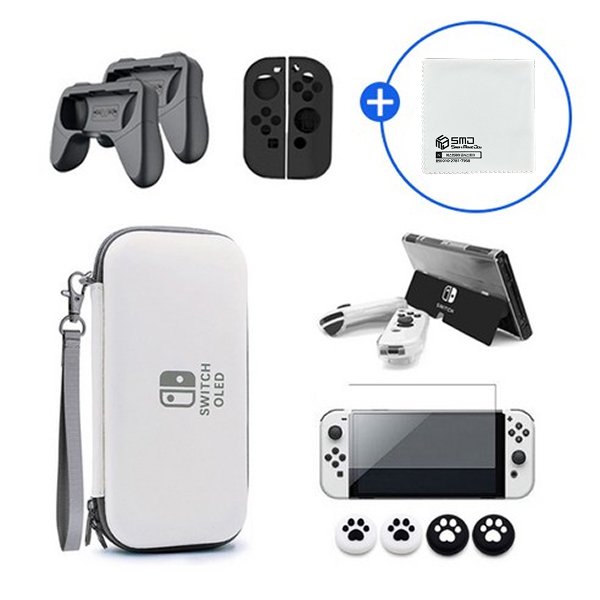 에스엠제이 닌텐도 스위치 OLED 브론즈 악세사리 블랙 6종, 1개 19,900원