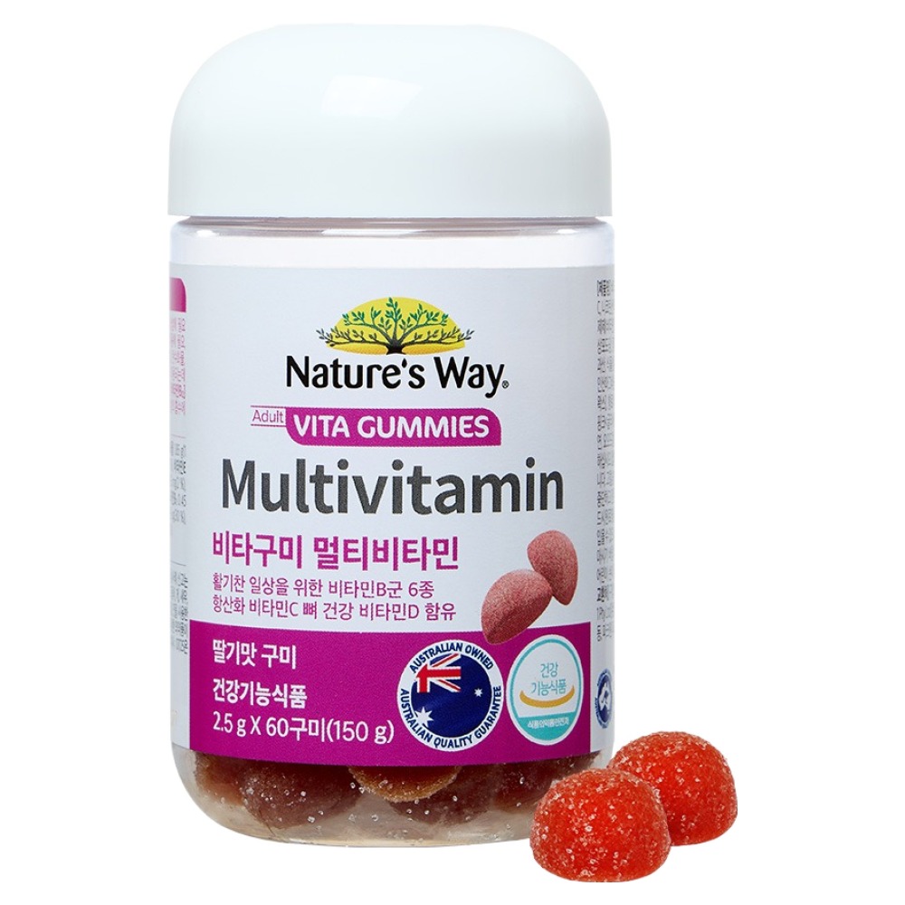 네이처스웨이 비타구미 멀티비타민 딸기맛 150g, 60정, 1개 14,900원