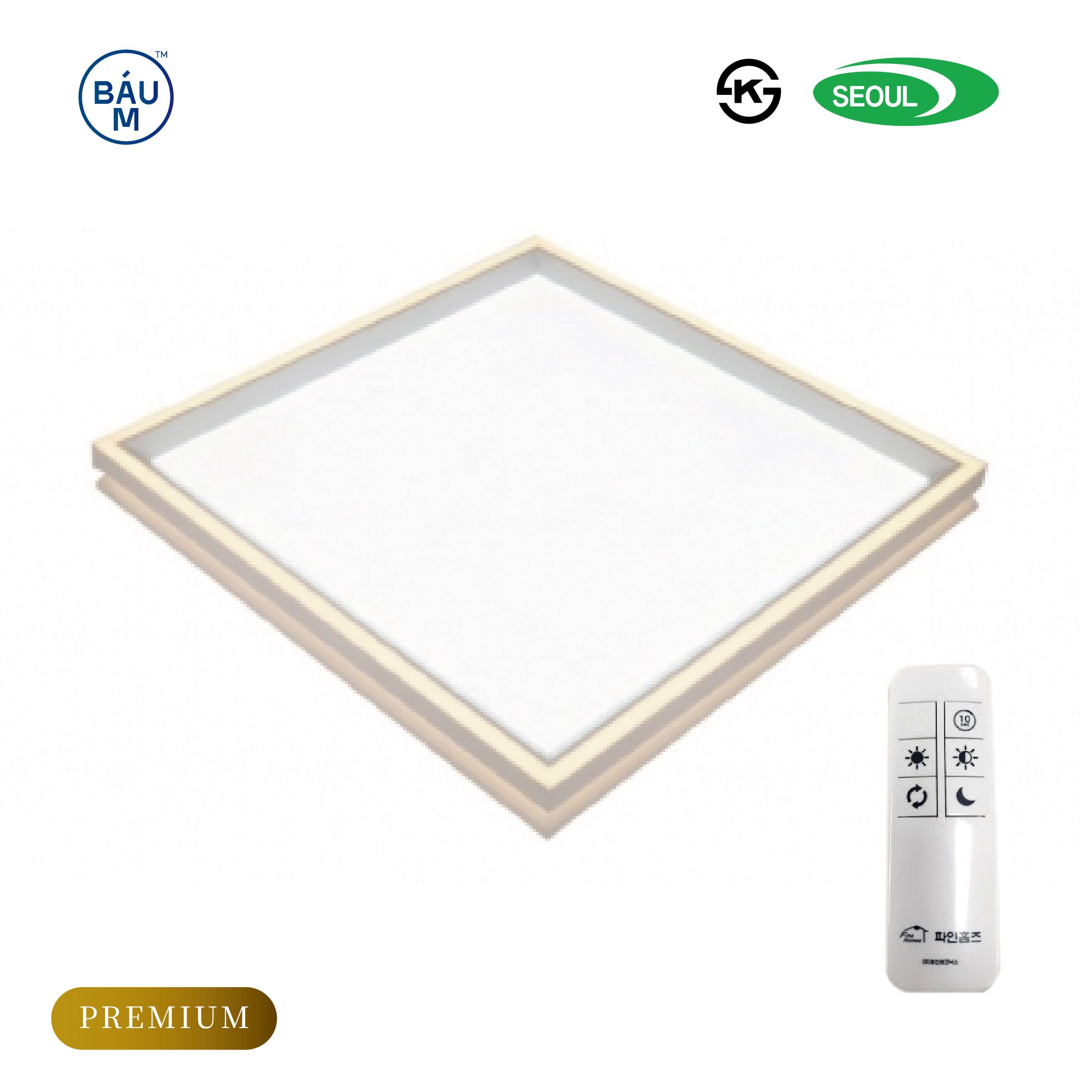 파인홈즈 LED 홈조명 P타입 거실 방 무드등 리모컨 플리커프리 고급거실등 62,500원