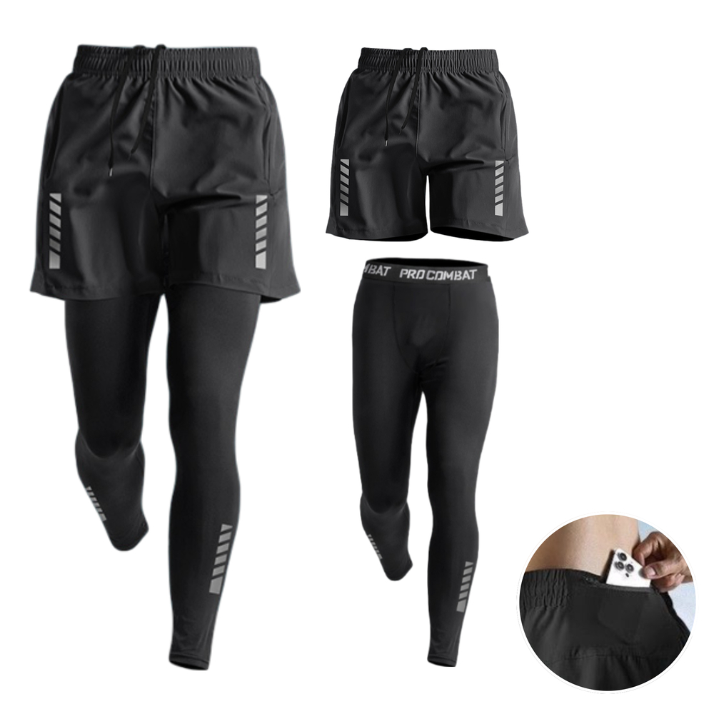 도나토르 남자 투인원 스트링 레깅스 반바지 13,400원