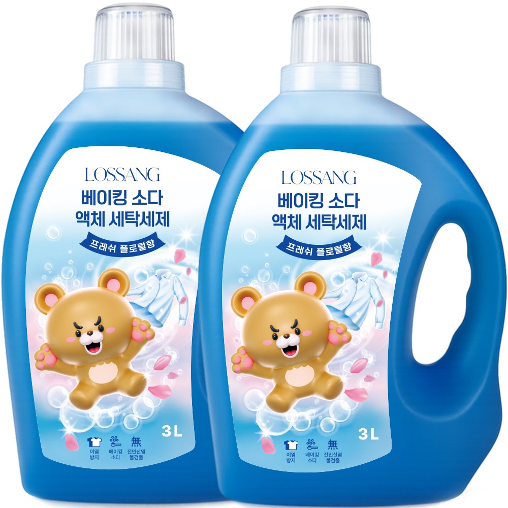 로쌩 실내건조 일반용 드럼용 프레쉬 플로럴향 액상세제 본품, 2개, 3L 18,900원