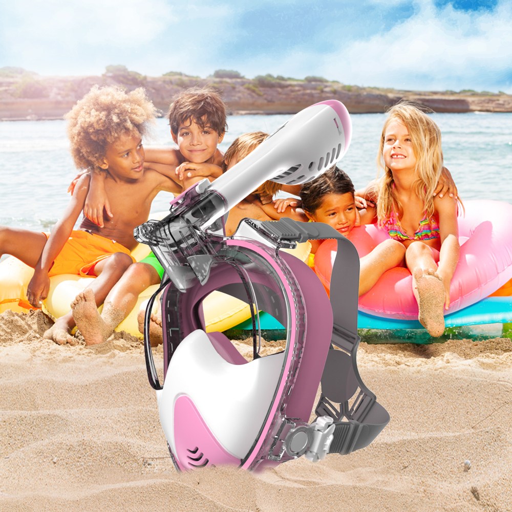 (무료 반품/교환) 듀얼브레서 프리다이빙 V3 아동용 스노쿨링 마스크 스노클링 장비 어린이 스노우쿨링 83,600원