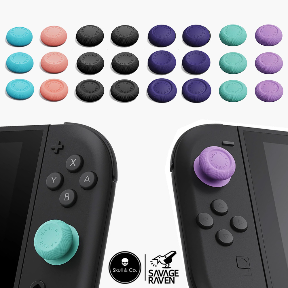 스컬앤코 닌텐도 스위치2 조이콘 스틱커버 썸그립 6P 세트 프로콘2 호환 11,000원