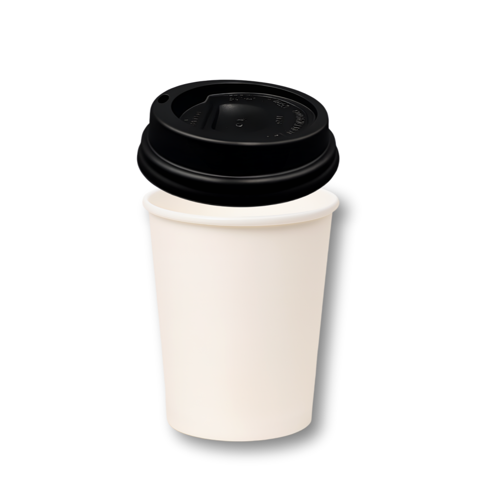 330ml 10온스 종이컵 검정 타공 뚜껑 세트 카페용품 테이크아웃컵 1000개입 (AF) 70,840원