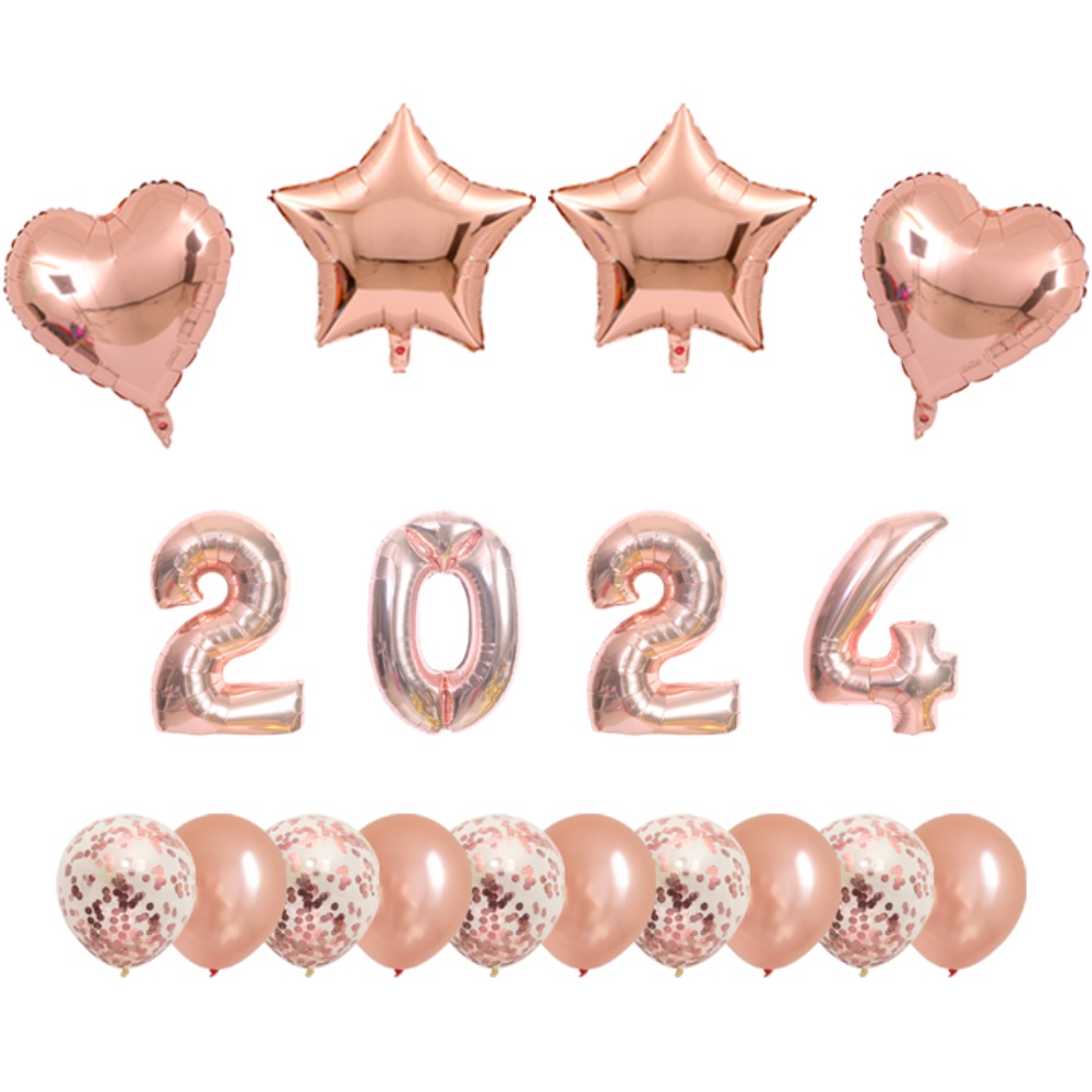 2024 파티용품 숫자 하트 스타 은박 혼합풍선 세트 에브리띵스마일 1220 11,800원