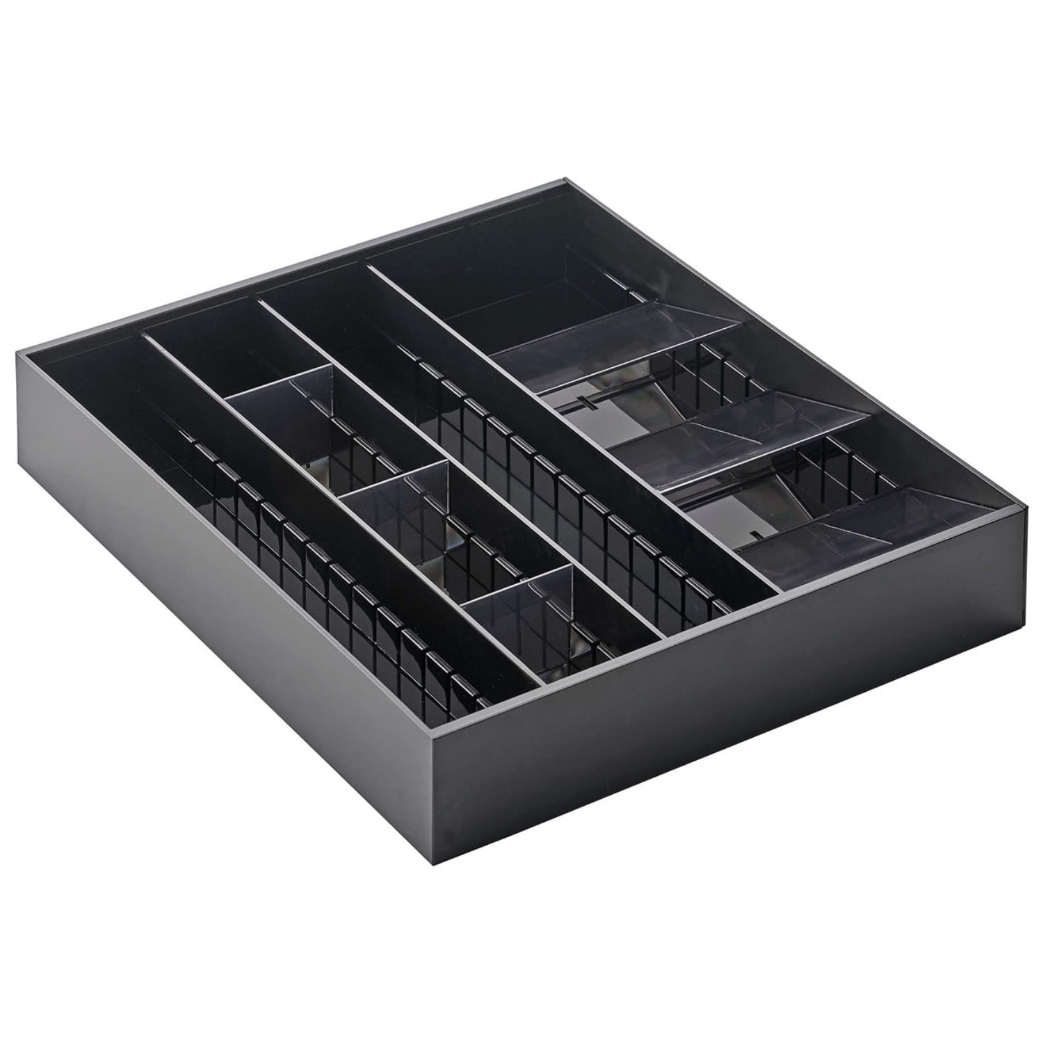 야마자키실업 확장 가능한 커틀러리 보관함 타워 5415/5416, 블랙, 1개 47,300원