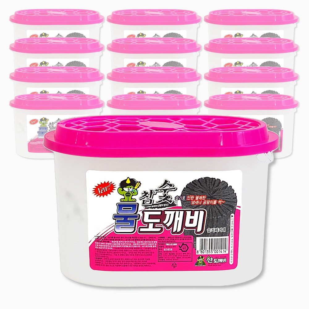 산도깨비 참숯 물도깨비 510ml 일반제습제 14,900원