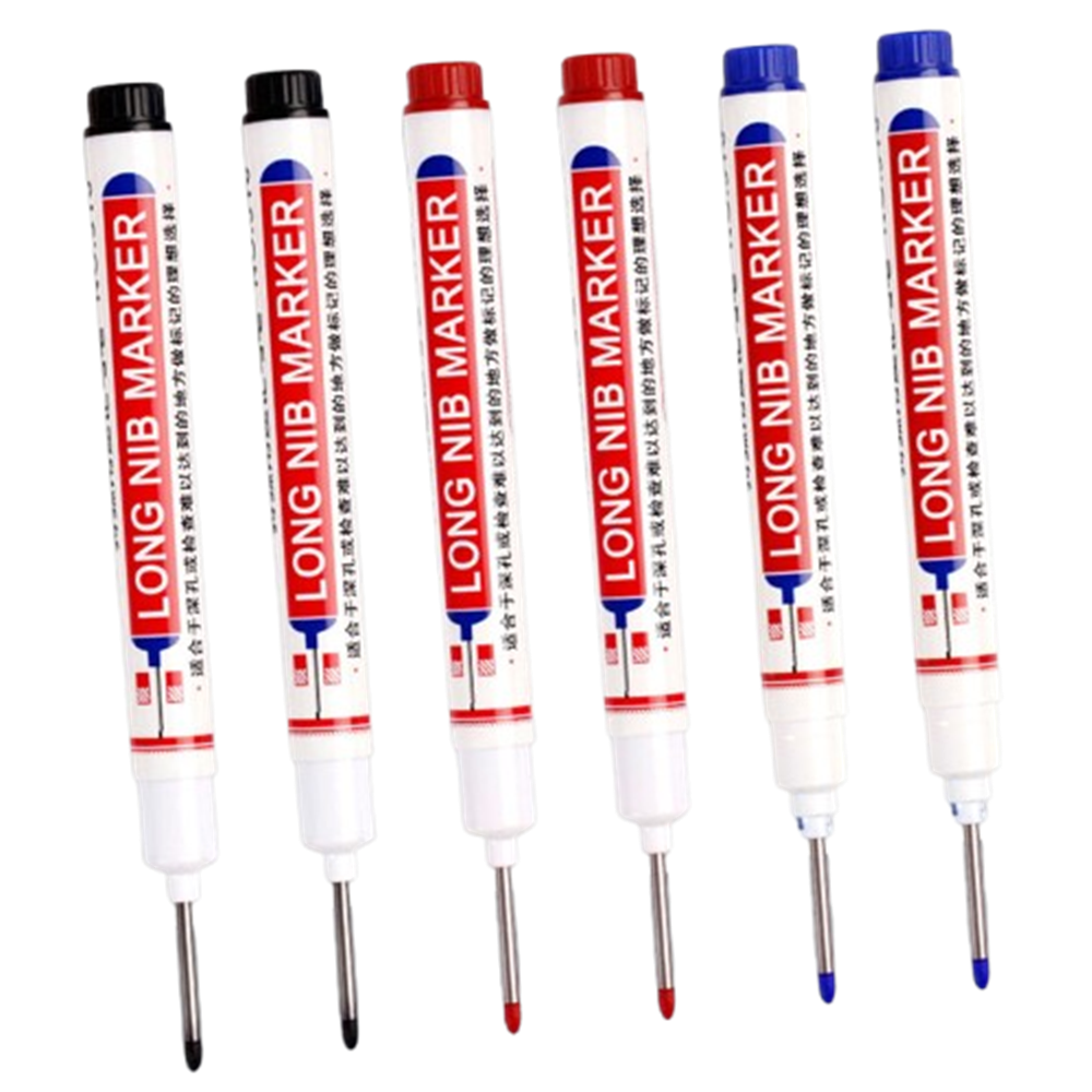 디와이툴즈 목공 롱 니브 헤드 마커 정밀 마킹펜 10개, 1세트, 빨강 9,100원