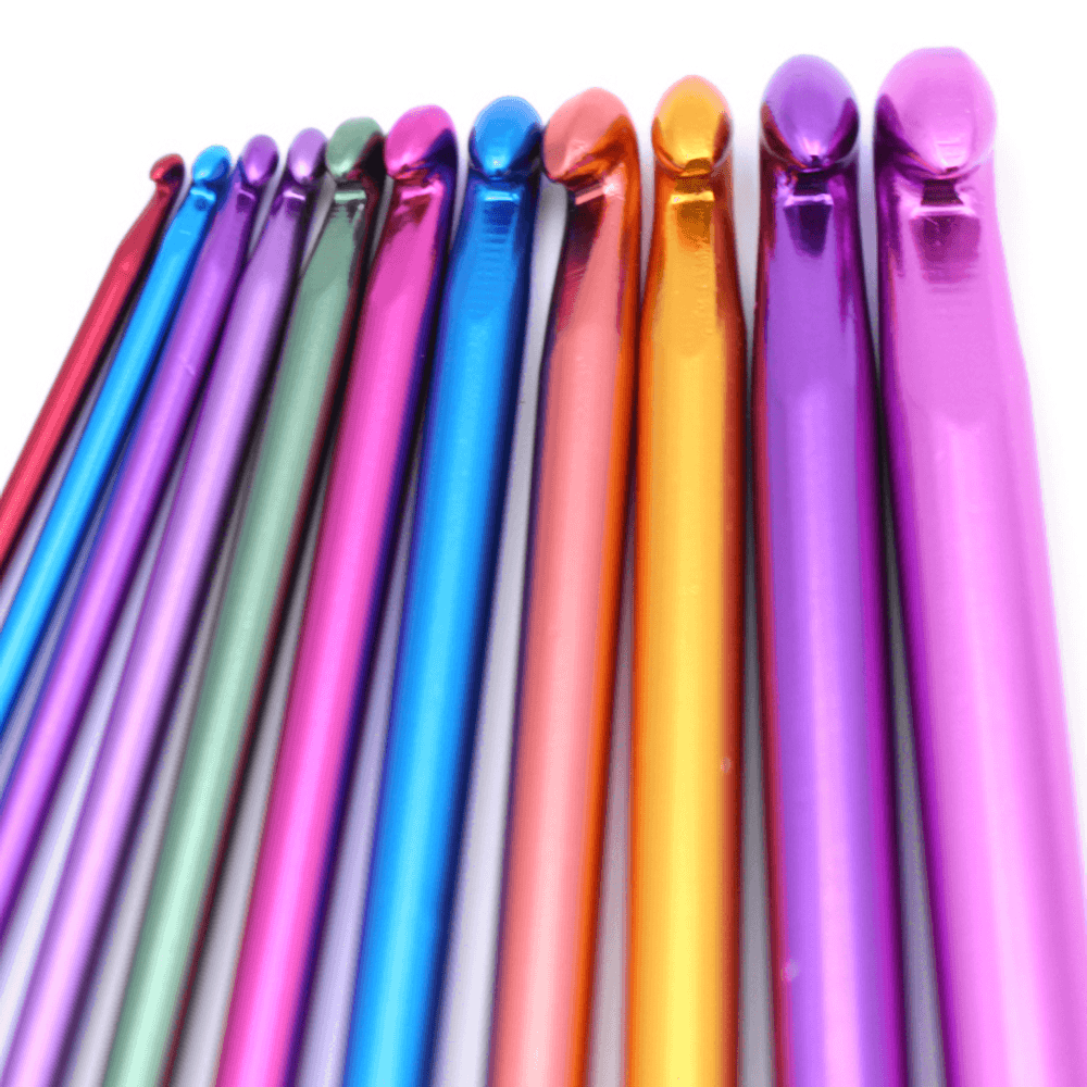 퀼트여왕 스틸 아후강 바늘 27cm 11가지 사이즈 세트 코바늘, 1개 13,900원