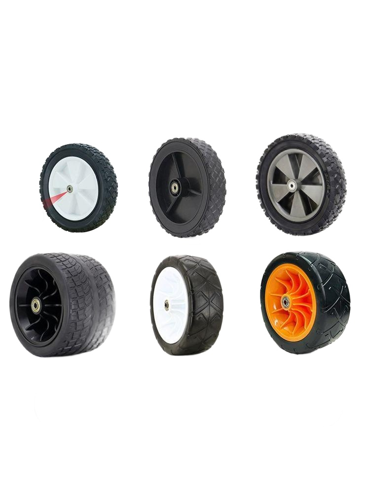 웨건 바퀴 수레 타이어 아웃도어 캠핑용 교체 수리 대형 12x3cm 5인치 고무 휠-중간 0.6cm 13,700원