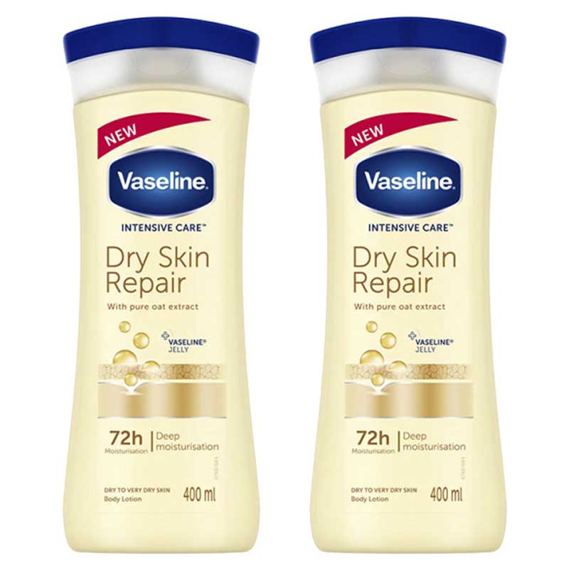 바세린 인텐시브 케어 드라이 스킨 리페어 바디로션, 2개, 400ml 18,030원