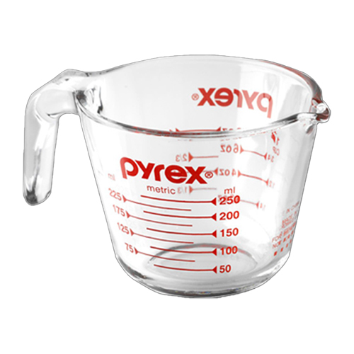 파이렉스 손잡이형 계량컵 6,500원