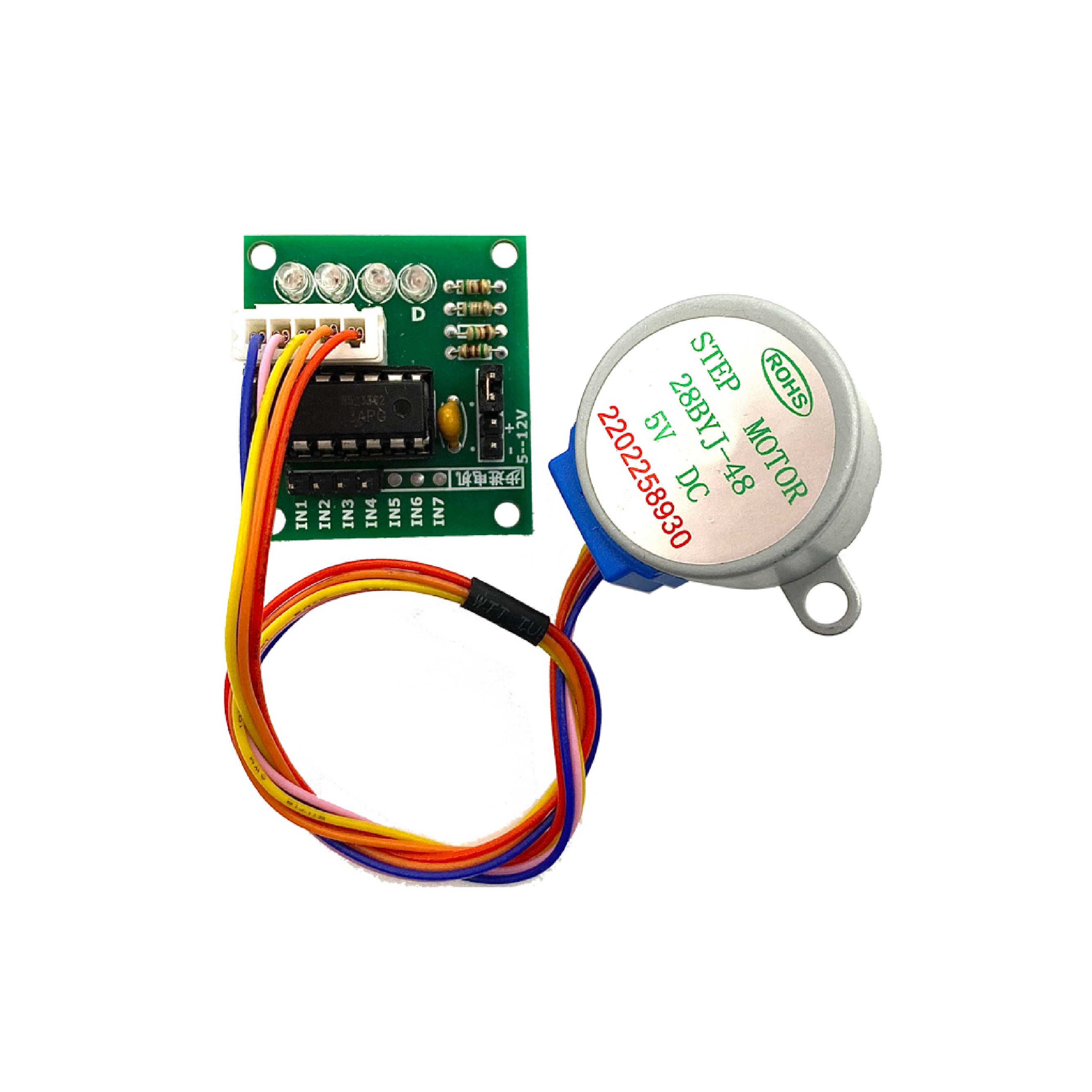 아두이노 스텝 모터 ULN2003 28BYJ-48 드라이버 스테퍼모터 5V 2,440원