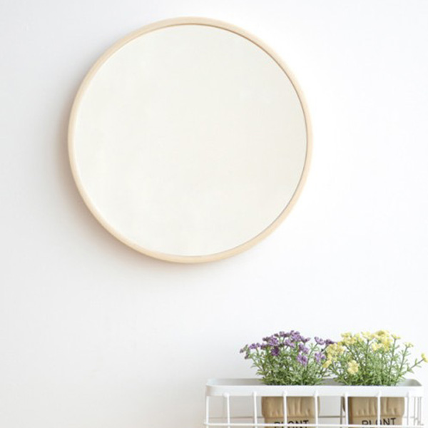MJK 300 자작나무 슬림 원목 원형거울 19,800원