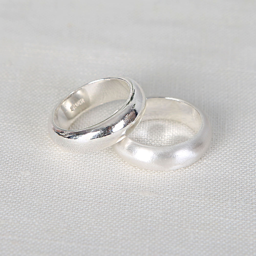 고급 순은 실버99% 도톰 2돈형 낱개 은가락지 무광 유광 엥게이지반지 두꺼운 남자 여자 은반지 125,800원
