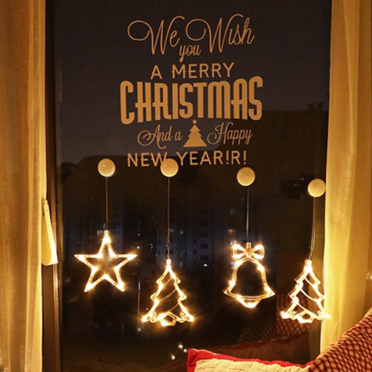 다크 붙이는 LED 조명 별 무드등 겨울 크리스마스 인테리어 건전지 850원