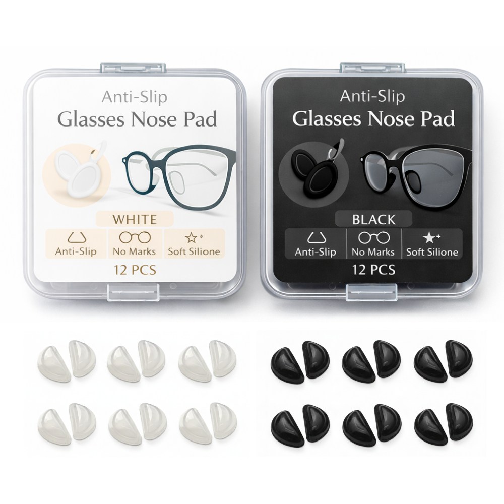 리코비 안경코받침 실리콘 미끄럼방지 6쌍 12p 9,900원