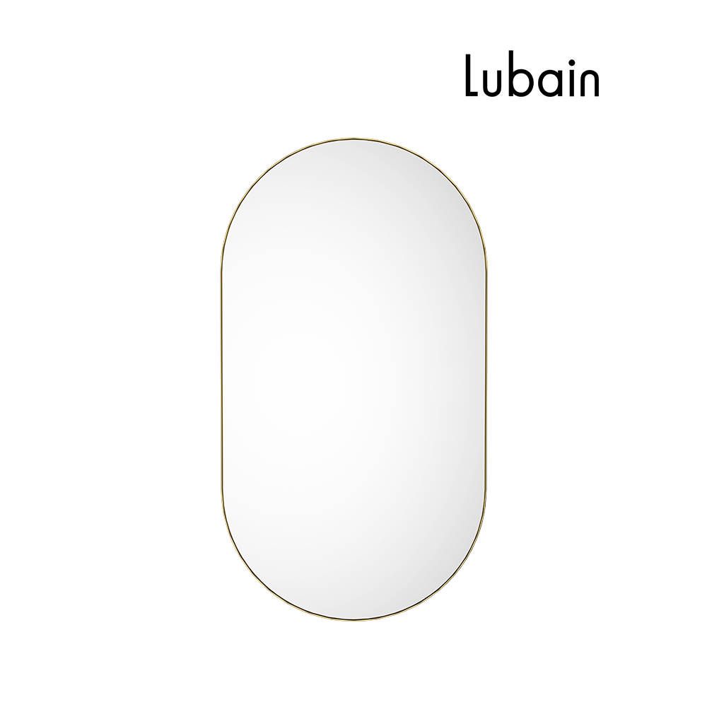 루바인 SFDO551001GH 골드헤어라인 더블오발 스테인리스 프레임 거울550X1000 155,000원