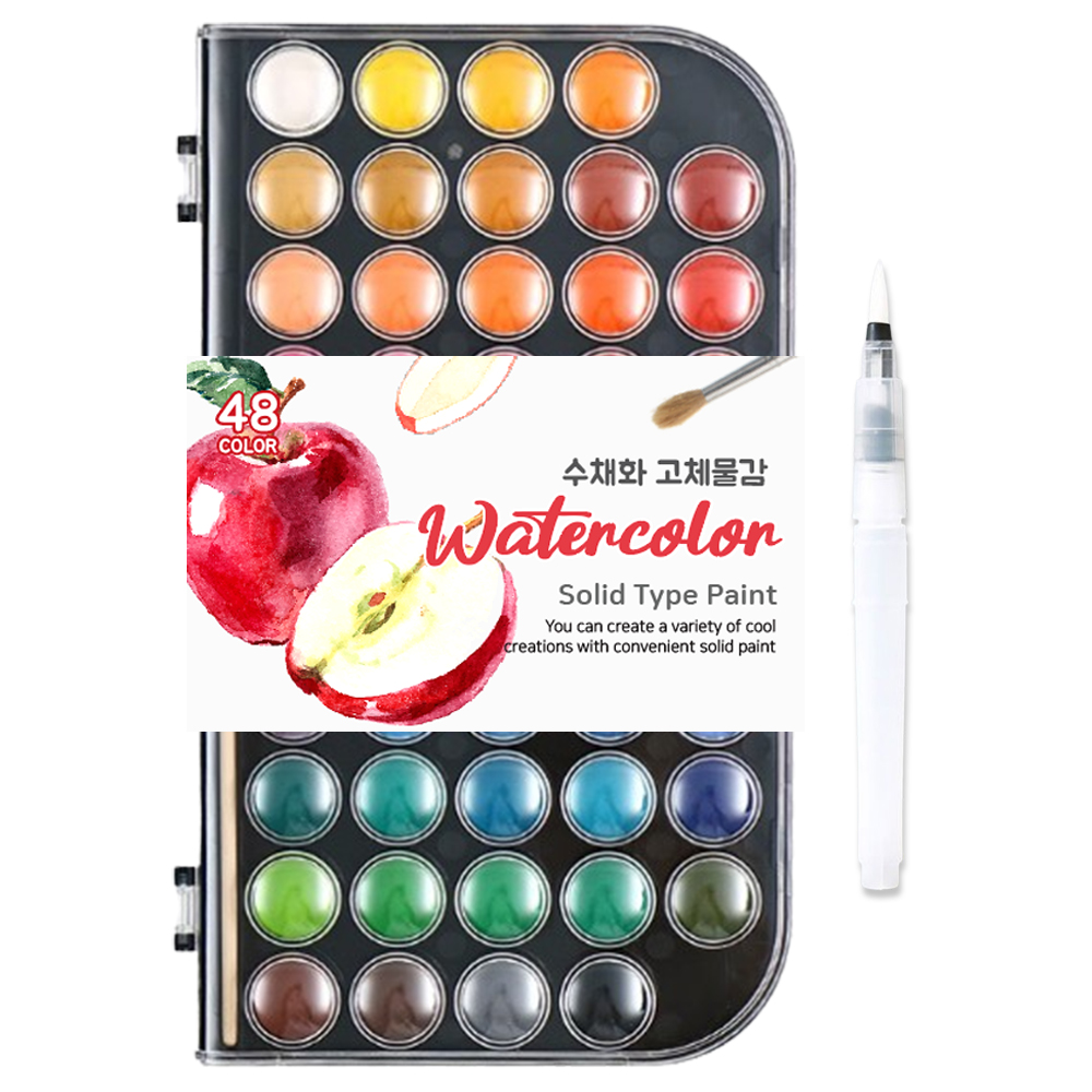 다다 수채화 고체 팔레트 물감 Black 7,830원