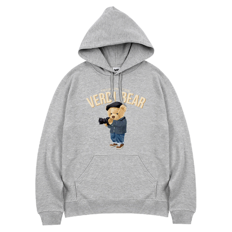 베르디베어 남녀공용 후드티 빅사이즈 긴팔티 기모 여성 남성 37,800원