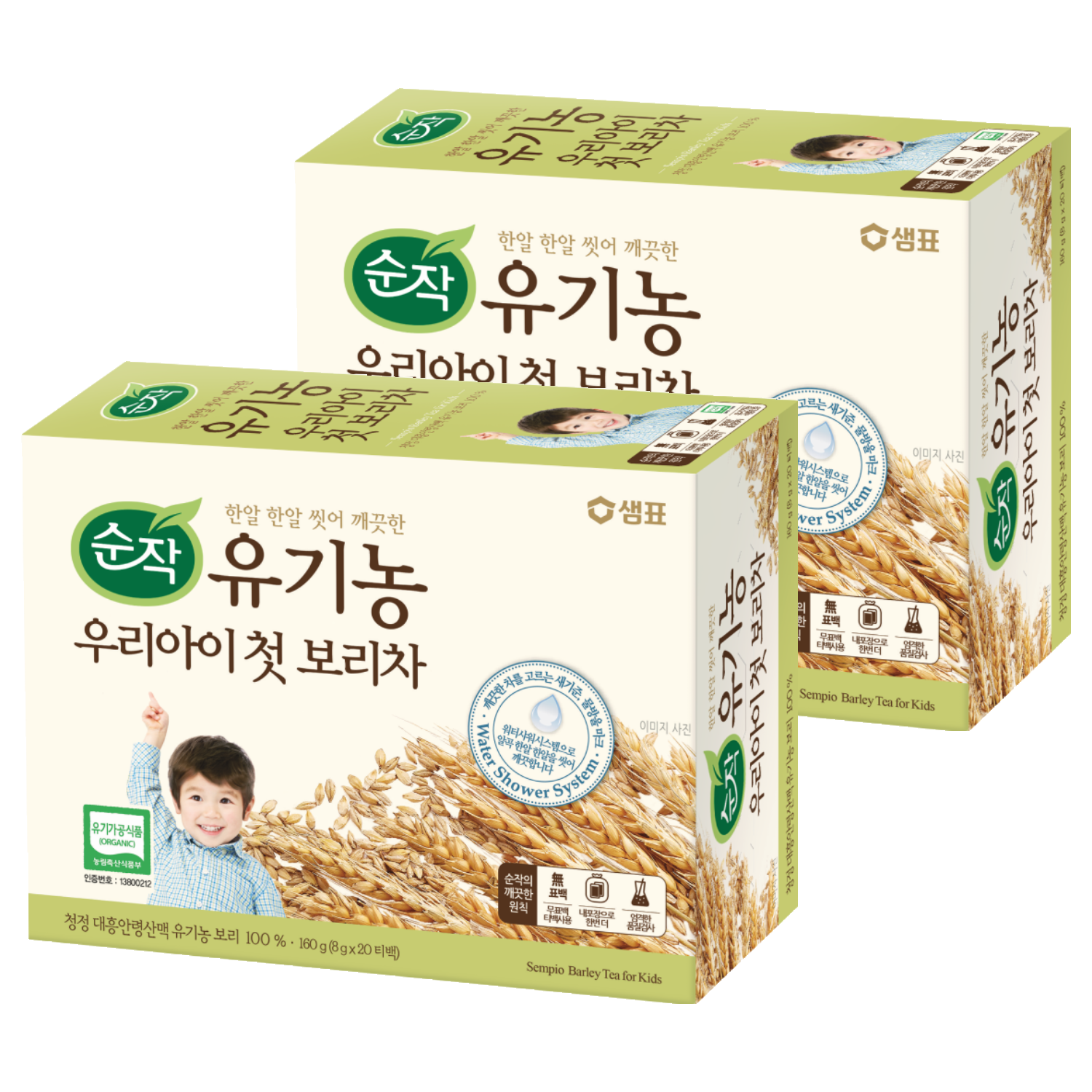 순작 유기농 우리아이 첫 보리차 티백 5,550원