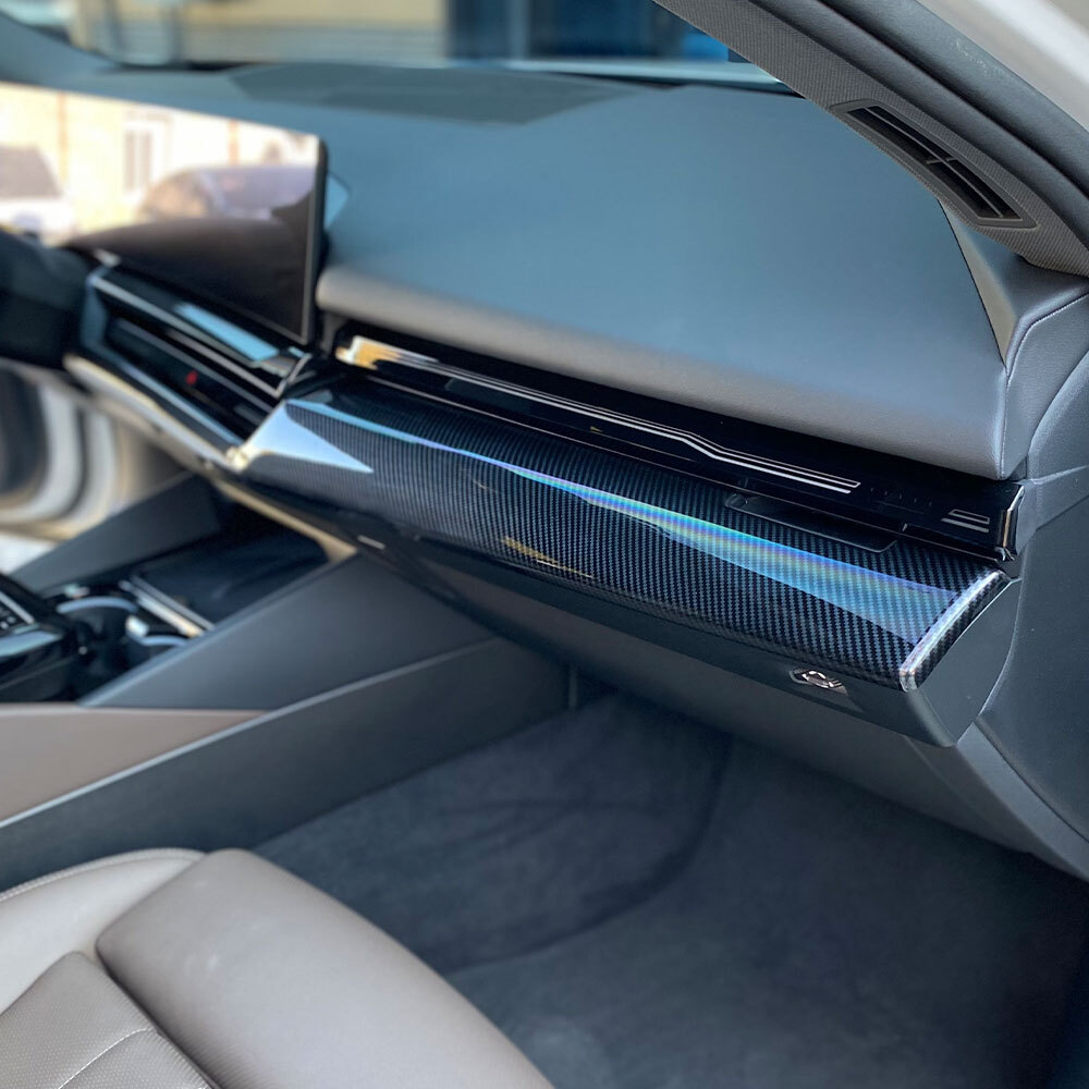 두두카 BMW 5series G60 악세서리 센터페시아 카본 몰딩 520i 530i i5 호환, 현재가 64,900원