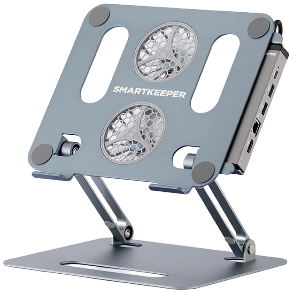 스마트키퍼 프로 노트북 스탠드 랩탑 테블릿 맥북 거치대 받침대 알루미늄 쿨러형, 1개 57,000원