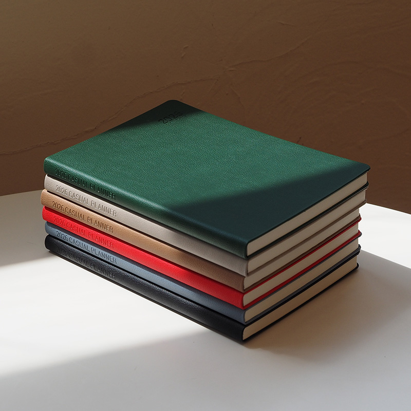 [프랭클린플래너] 26년 캐주얼플래너 1W25절 위클리2면1주 다이어리 6컬러 LOGROG, 웜블랙 28,000원
