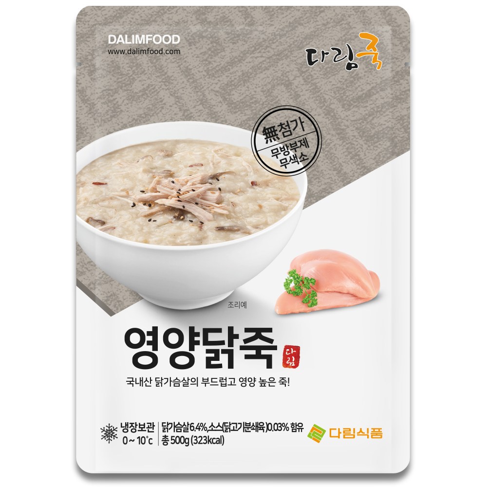 다림죽 영양닭죽, 500g, 10개 35,320원