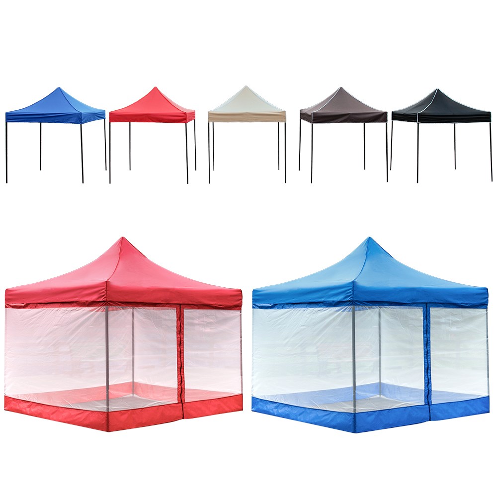 리브포어스 접이식 캐노피 천막 벨크로 지붕+프레임+모기장4면  천막모기장세트 야외 행사용 포장마차 옥상 테라스 자바라 그늘막 텐트 대형 풀세트 우레탄창 138,800원