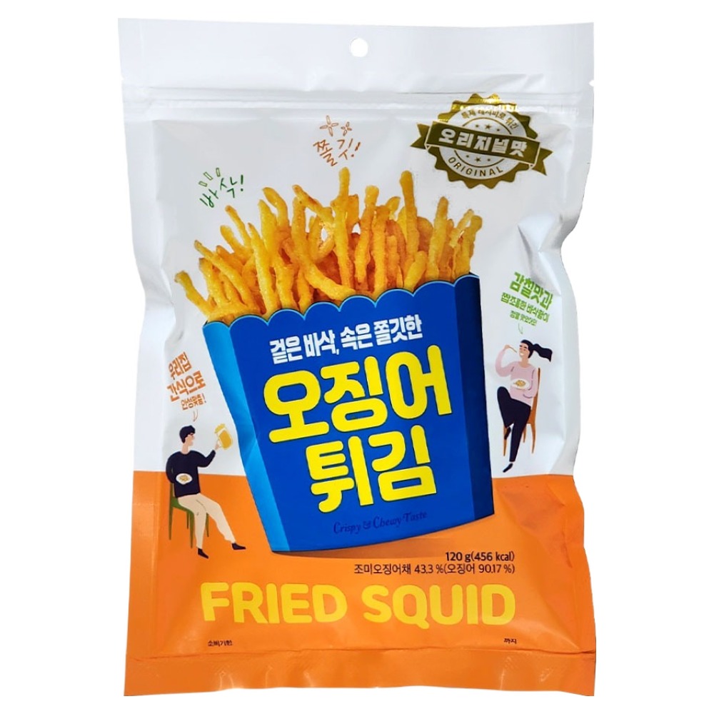 정화식품 오징어 튀김, 120g, 1개 8,670원