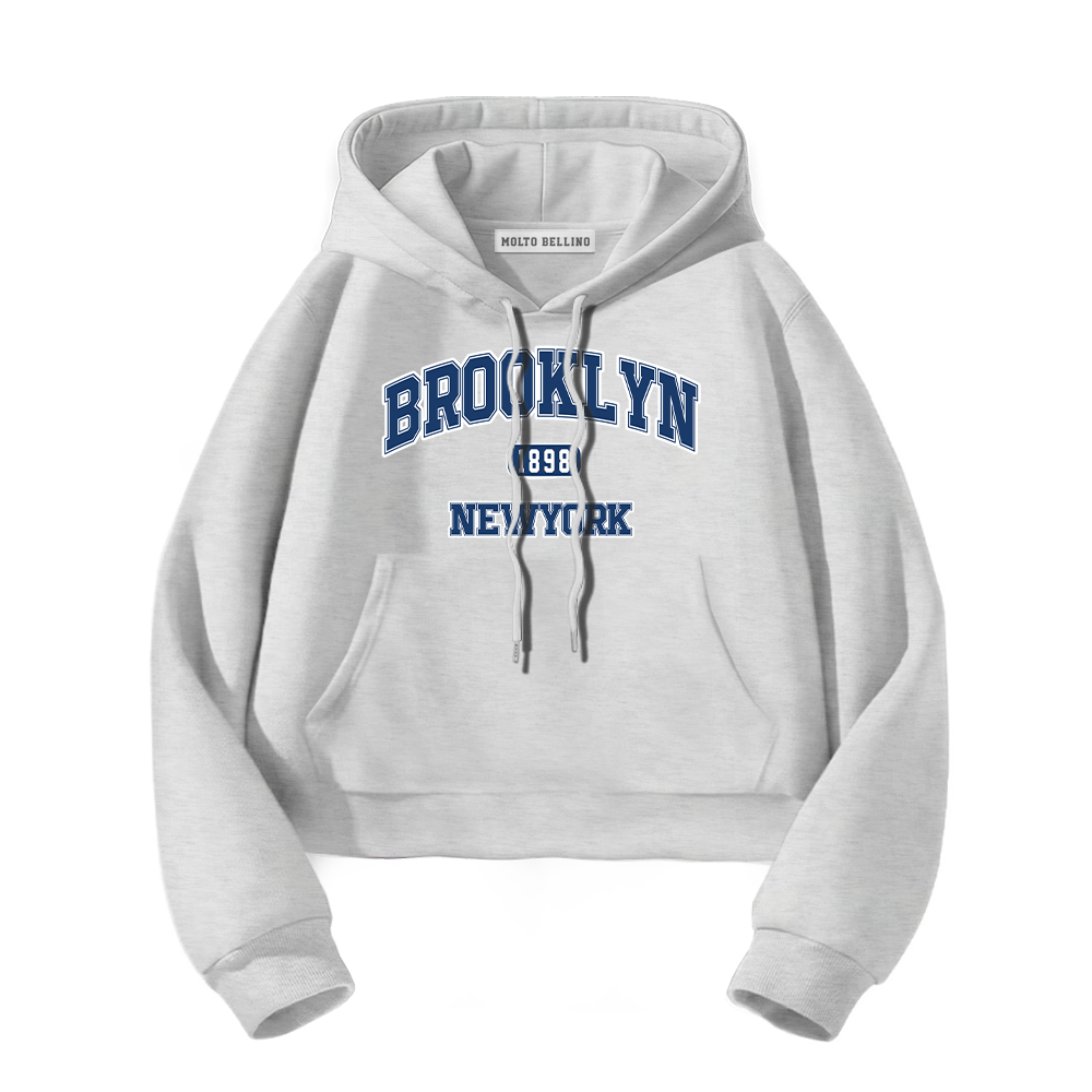 몰토벨리노 브룩클린1898 세미오버핏 크롭기모 후드티 25,900원
