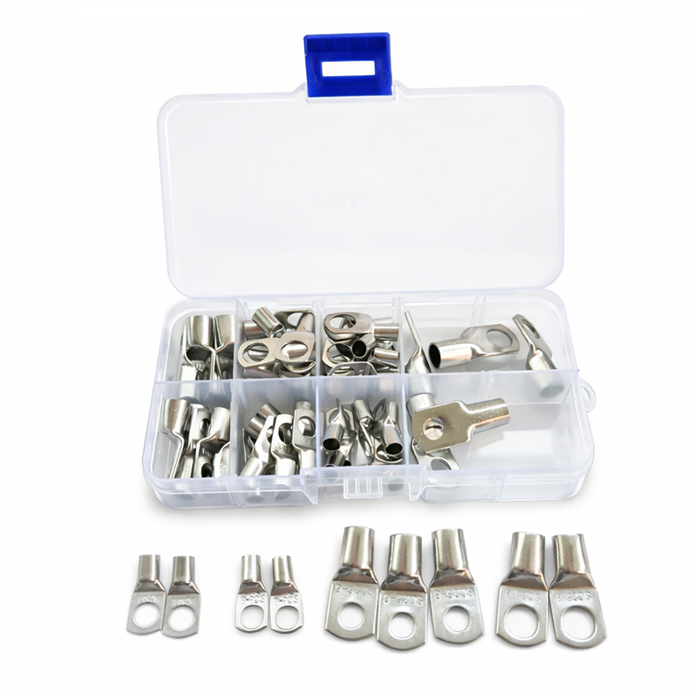 전선터미널 배선단자 케이블러그 동관 압착 단자 세트 60PCS, 1개 15,900원