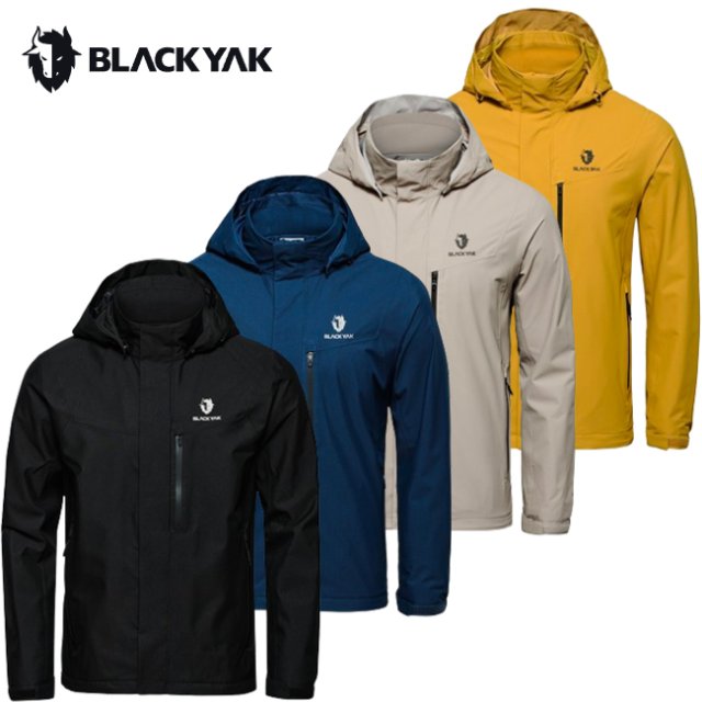 블랙야크 남성 슈프레 레인자켓 후드탈부착 2레이어 안감형 방수자켓 1BYJKF4001 143,100원