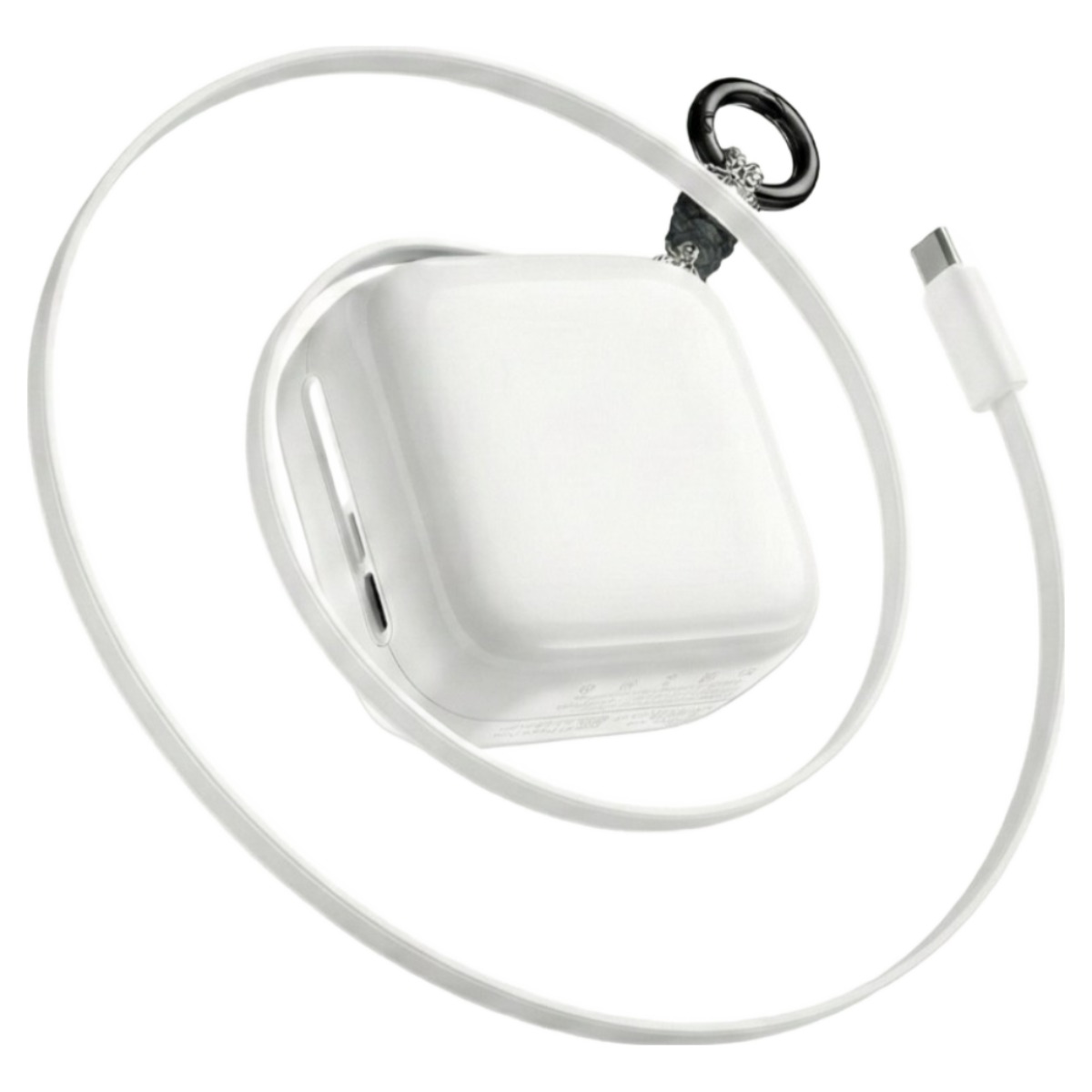 엘락 릴고 10000mAh 40W 고속충전 일체형 케이블 미니 보조배터리 PB03, 아틱 화이트, Reelgo 10K(PB-03) 46,500원